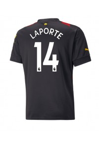Fotbalové Dres Manchester City Aymeric Laporte #14 Venkovní Oblečení 2022-23 Krátký Rukáv